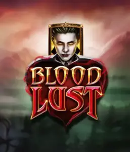 The captivating game interface of Blood Lust, showcasing elegant vampire icons against a mysterious nocturnal landscape. Highlighted in this image is the slot's eerie charm, complemented with its unique 5-reel and 99-payline structure, appealing for those fascinated by the vampire genre.